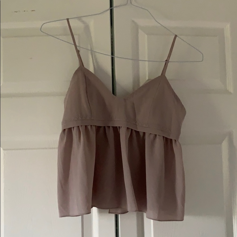 Urban Outfitters Dusty Lavender\Grey crop tank